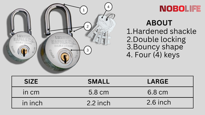 LUXURY RAFALE Padlocks (Pack of 2)