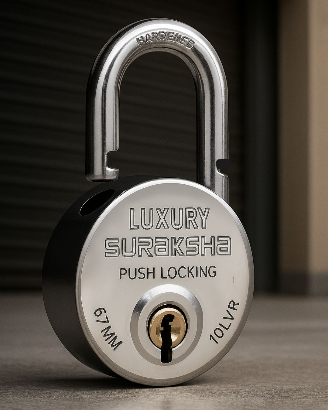 LUXURY SURAKSHA | AUTO-LOCK | 10 Steel Levers | Padlock (Pack of....