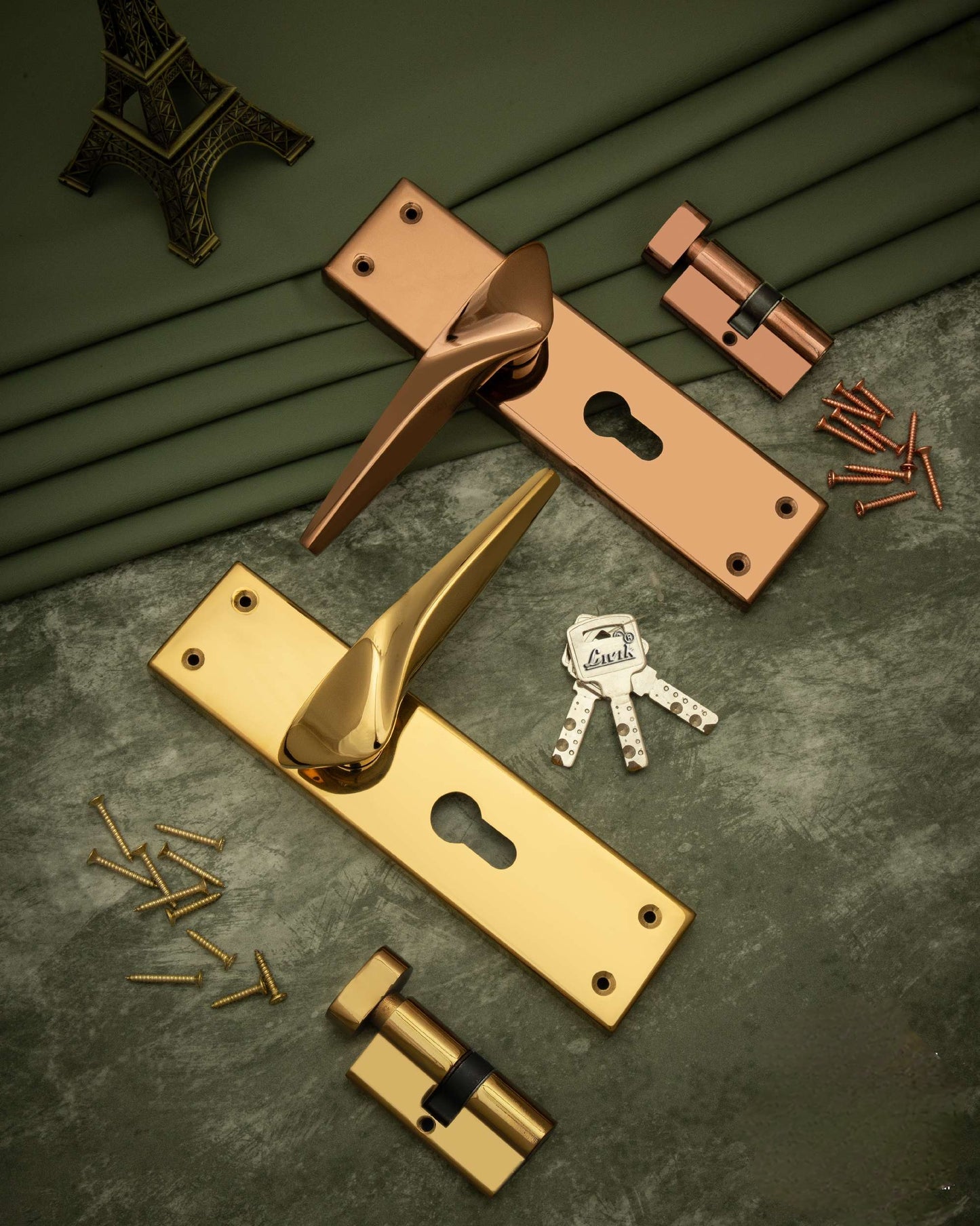 LIVIK PVD- 2 MORTISE LOCKS