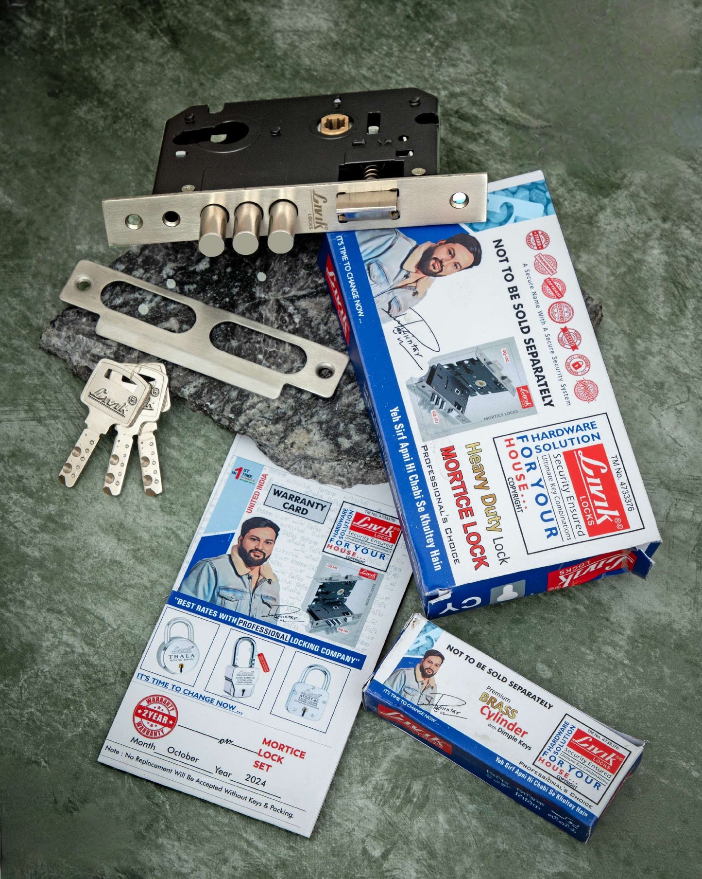 LIVIK 2 COLOUR POLAND  MORTISE LOCKS
