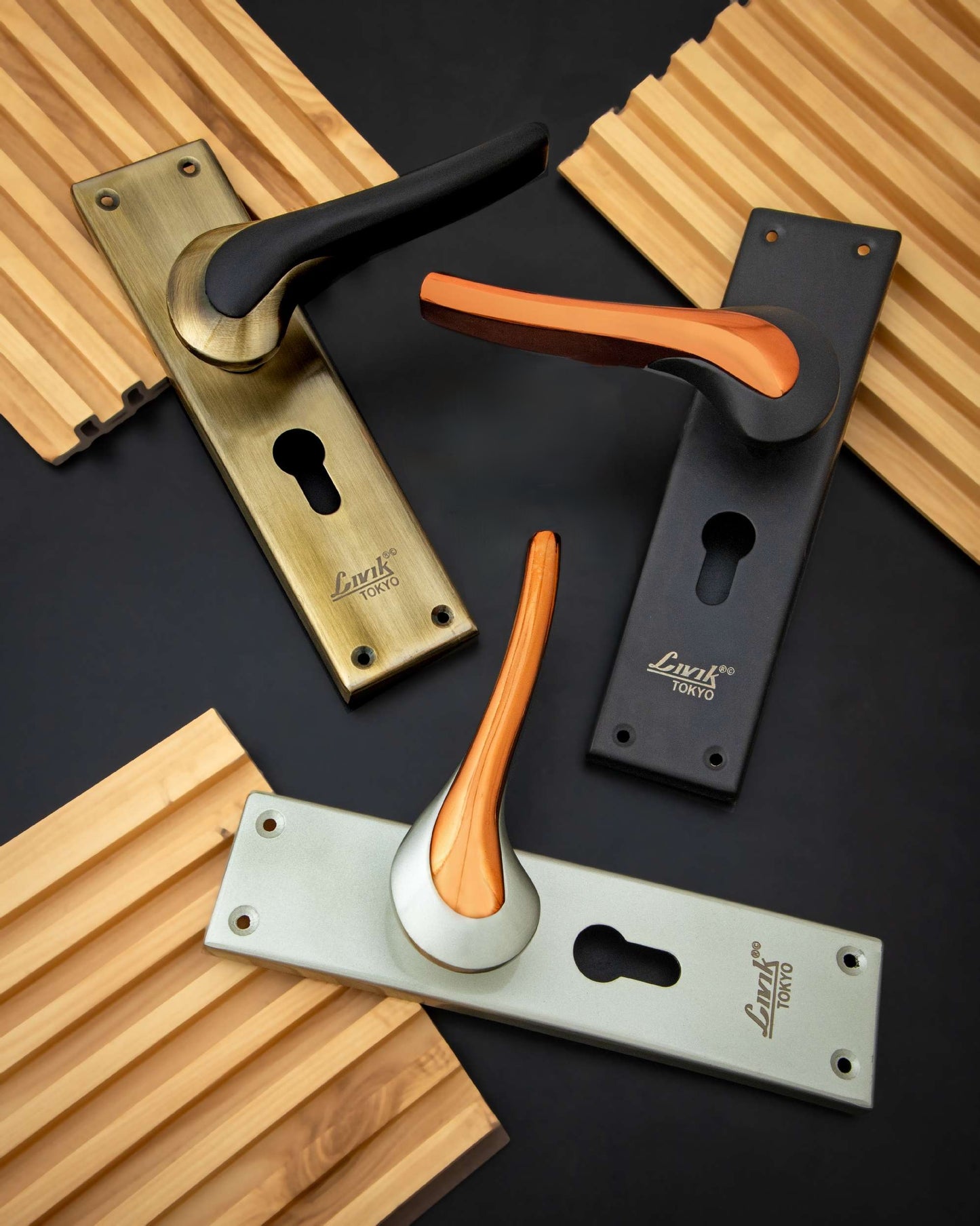 LIVIK 3 COLOUR TOKYO MORTISE LOCKS